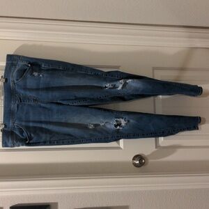 Torrid Distressed Pull On Skinny Jeans